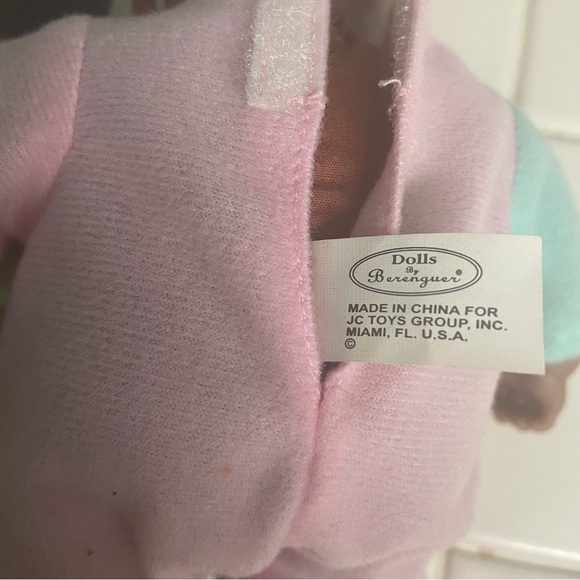 NWOT 8" Soft Body Baby Lamb Hat Suffed Lamb Pastel Outfit - Picture 4 of 5